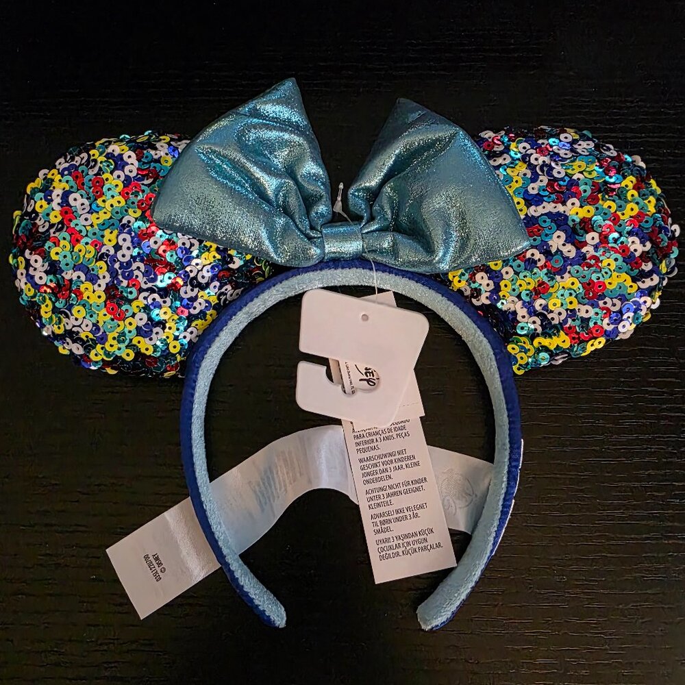 Disney Parks Multicolor Sequin Minnie Ears 2022